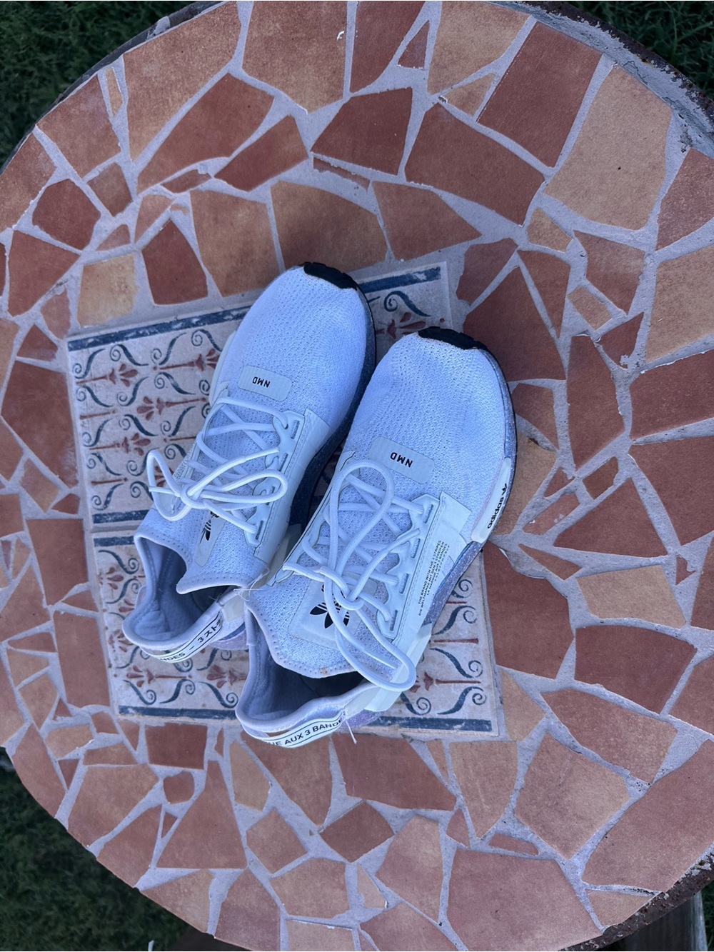 Adidas‎ NMD_R1 V2 "Cloud White" Women's Running Shoes / Sneakers – Size 7